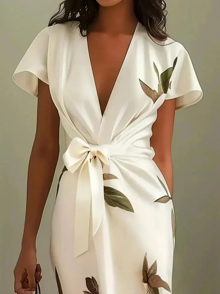 Aura | Botanical Satin Robe