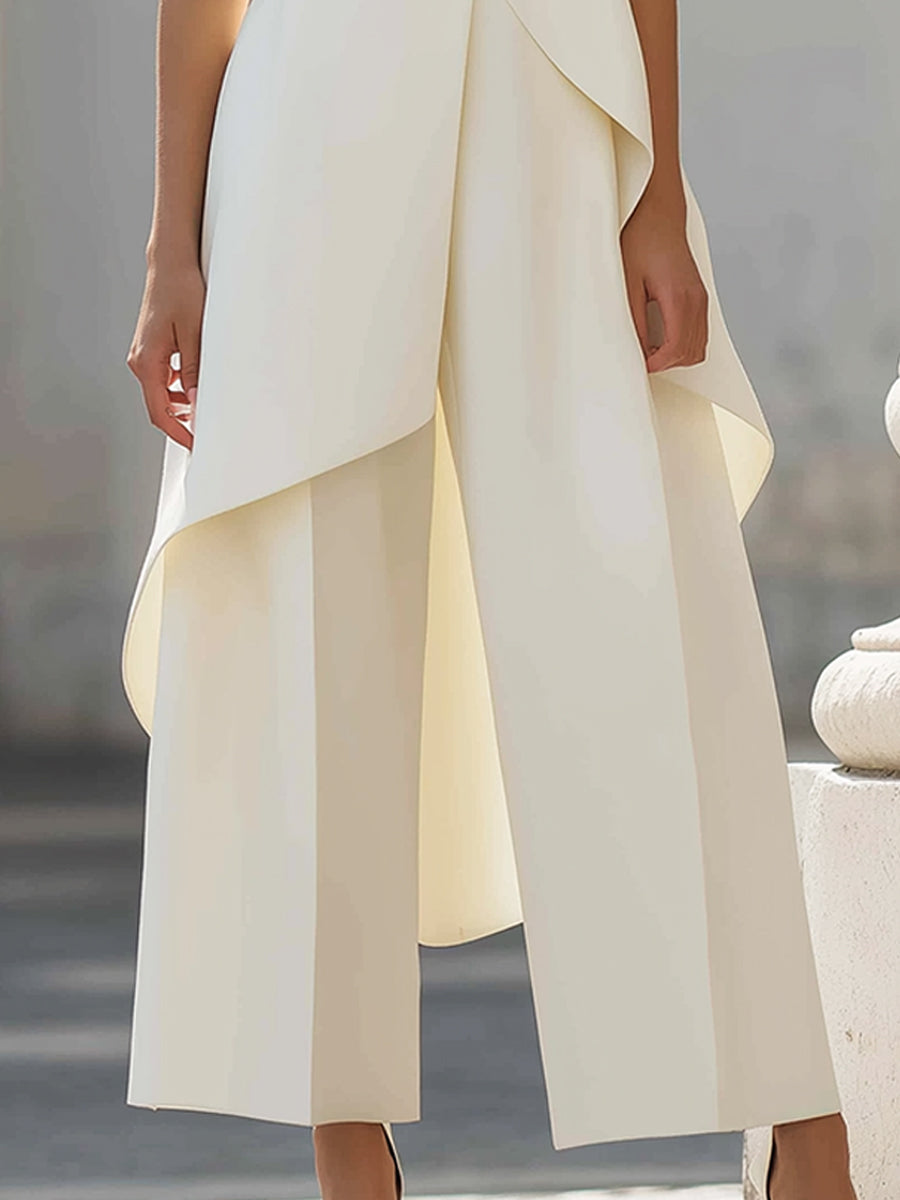 Catarina | Ceremony Ensemble with Flared Trousers