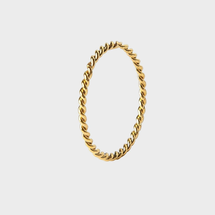 Twisted Rope Ring