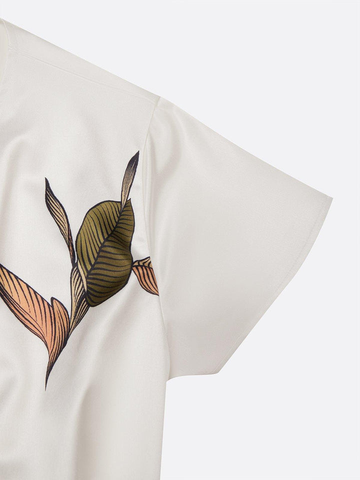 Aura | Botanical Satin Robe