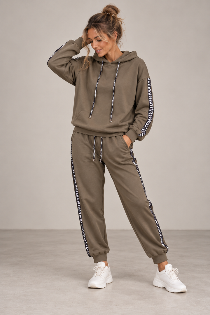 Drawstring Two-Piece Athletic Set