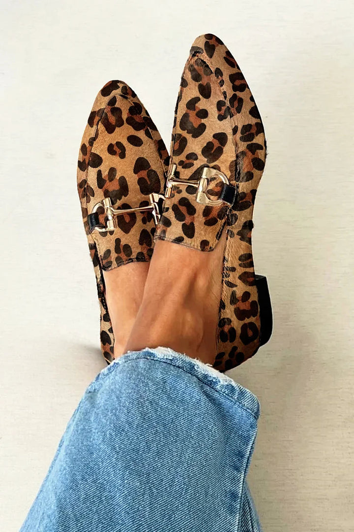 For - Leopard Moccasins