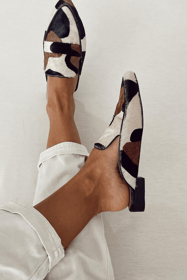 Rory | Chic Moccasins in Leather Print