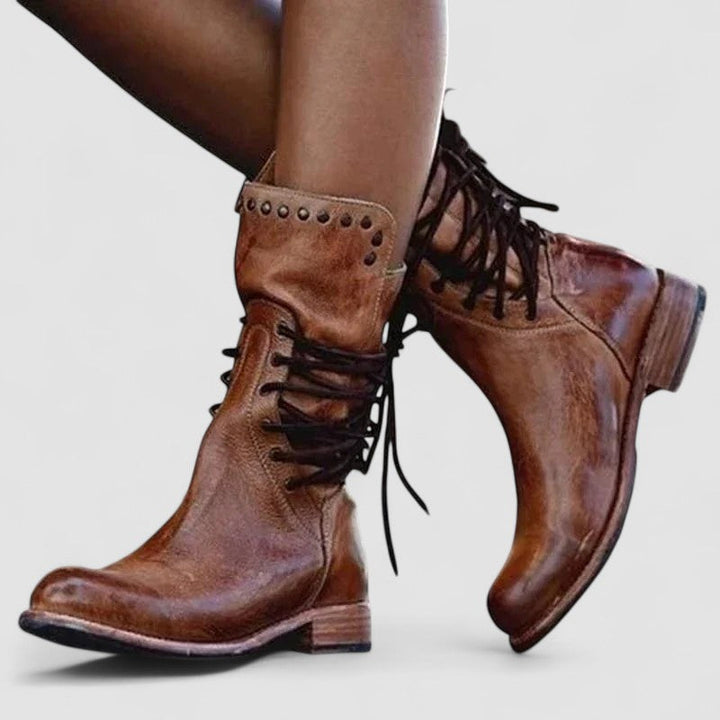 Raquel™ | Vintage Straight Shaft Boots