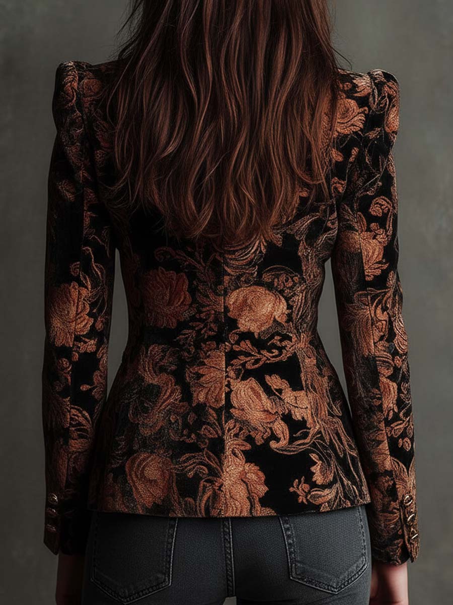 Yvette | Custom Floral Blazer