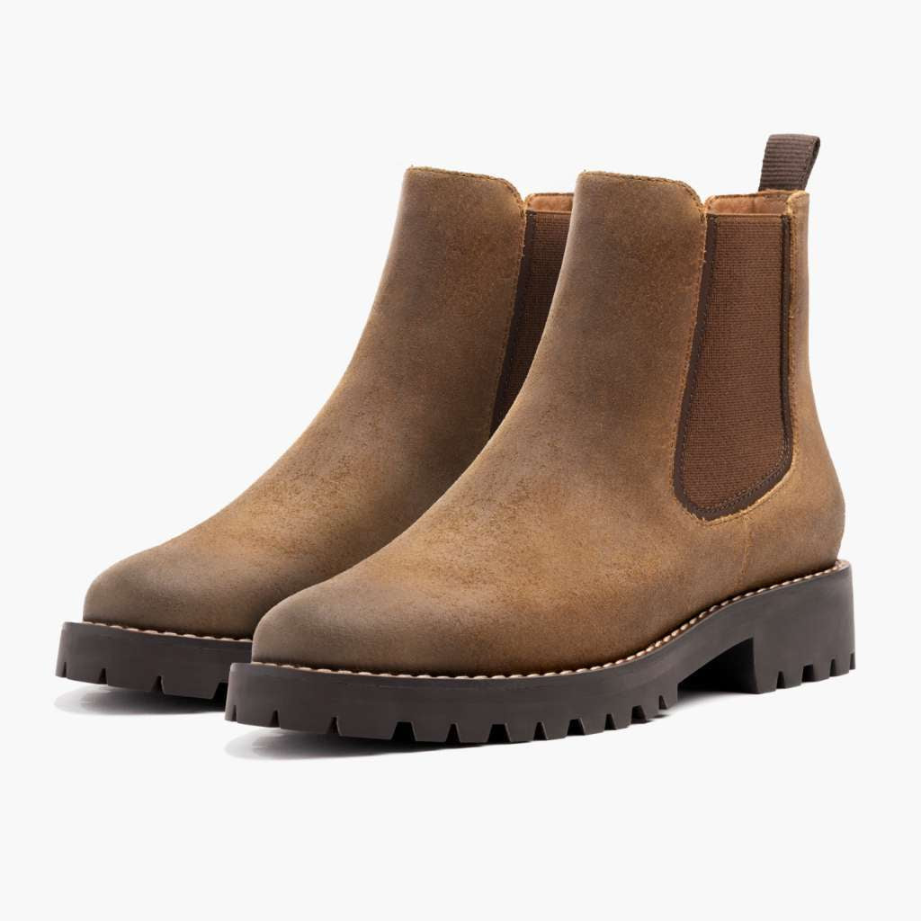 Chunky Sole Ankle Boots