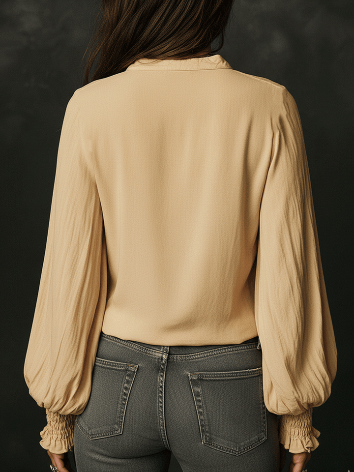 Everyday Cotton Shirt Featuring Yellow Floral Embroidery
