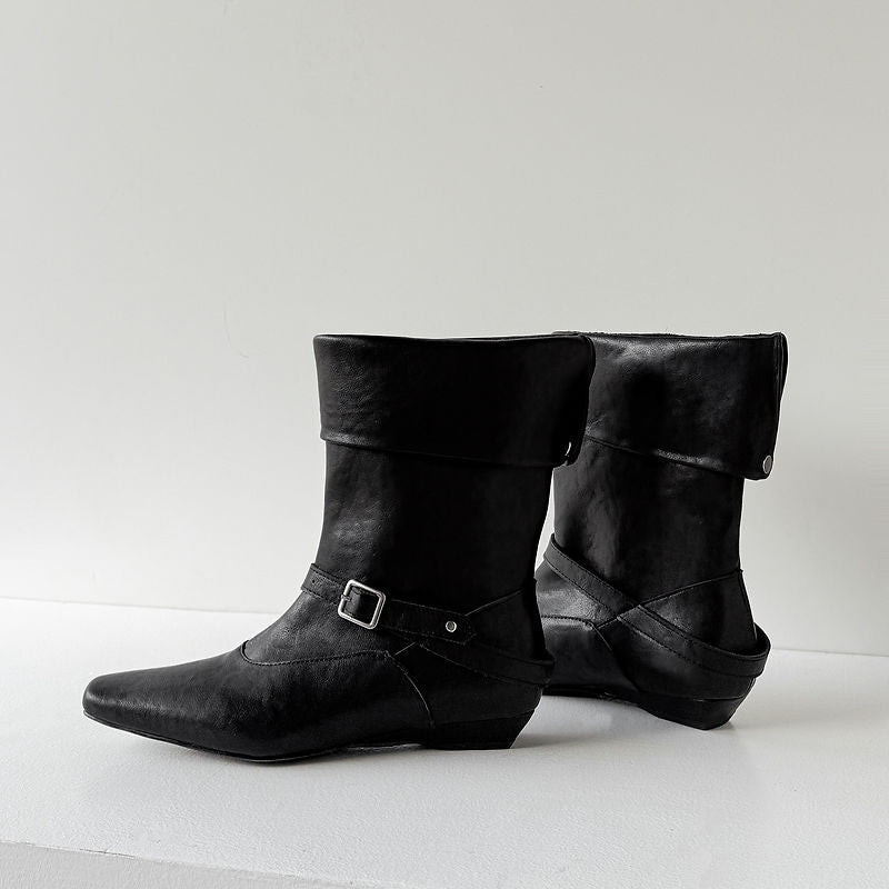 Queli Genuine Suede Boots