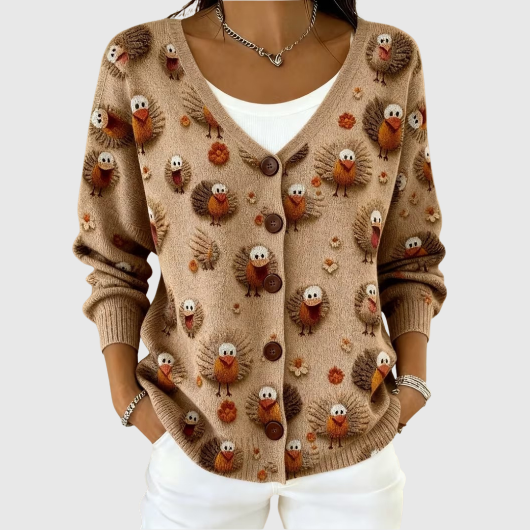 Greta | Comfortable Knitted Cardigan with Buttons