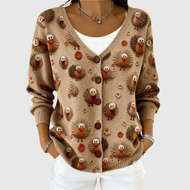 Greta | Comfortable Knitted Cardigan with Buttons