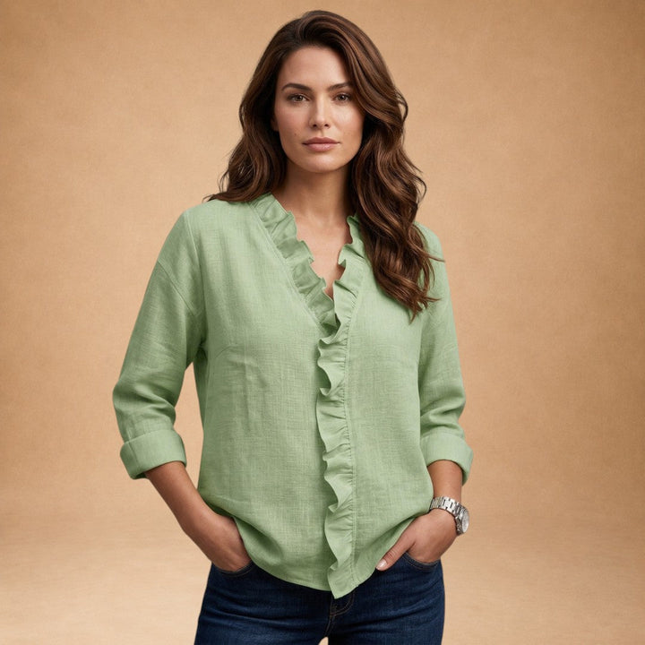 Elaine - Ruffle Blouse