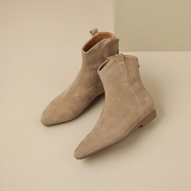 Renata Genuine Suede Chelsea Boots