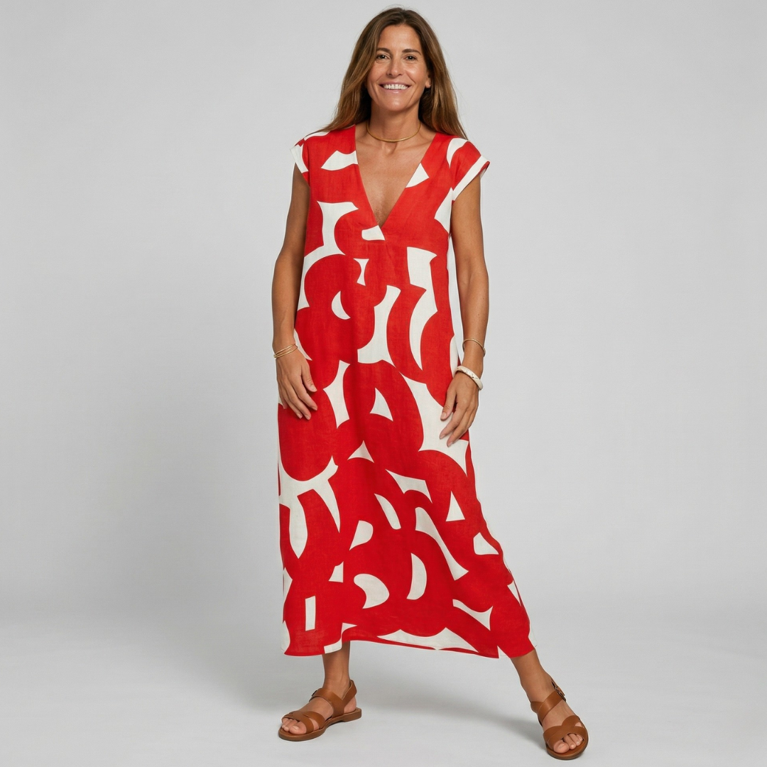 Thetis - Elegant Dress with Delicate Accents