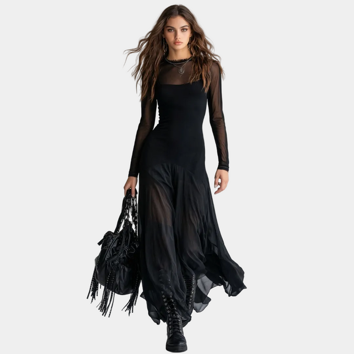 Pandora - Enchanting Long Dress with Ethereal Elegance