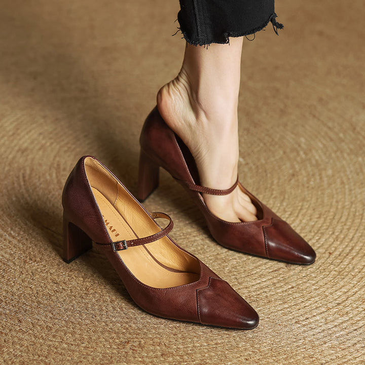 Genuine Leather Espadrilles