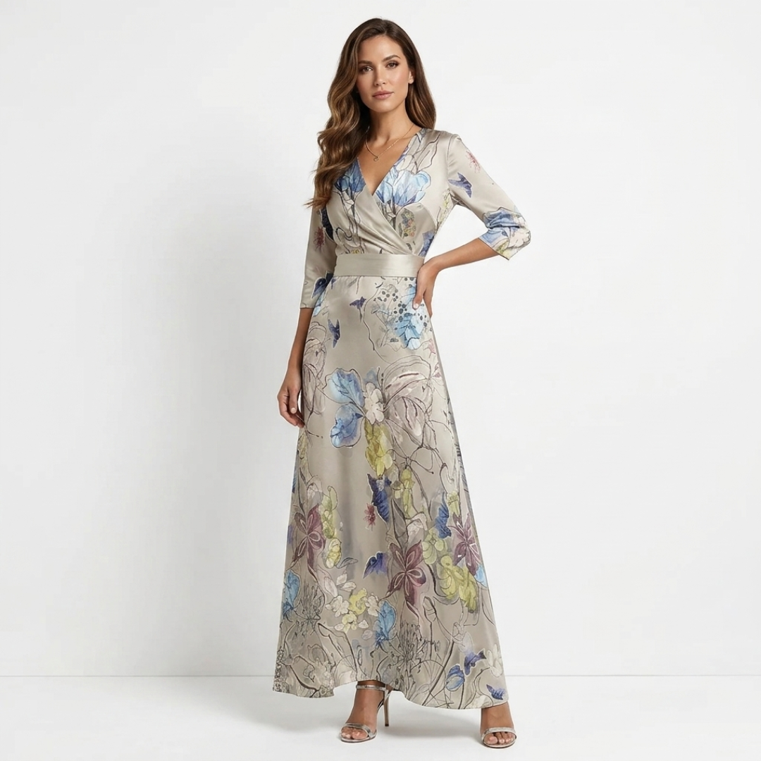 Chloe - Graceful Floral Maxi Dress