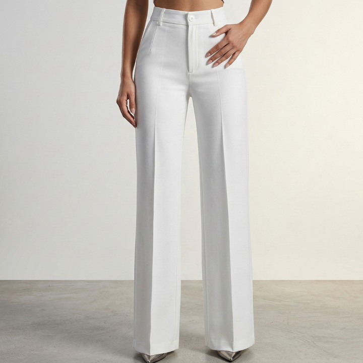 Elaine - Elegant High-Waisted Trousers