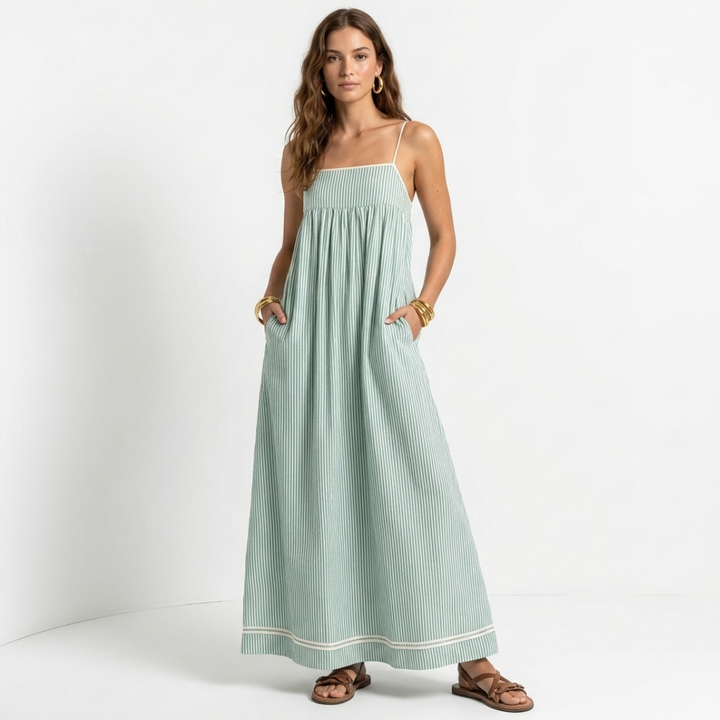 Sophia - Striped Maxi Dress