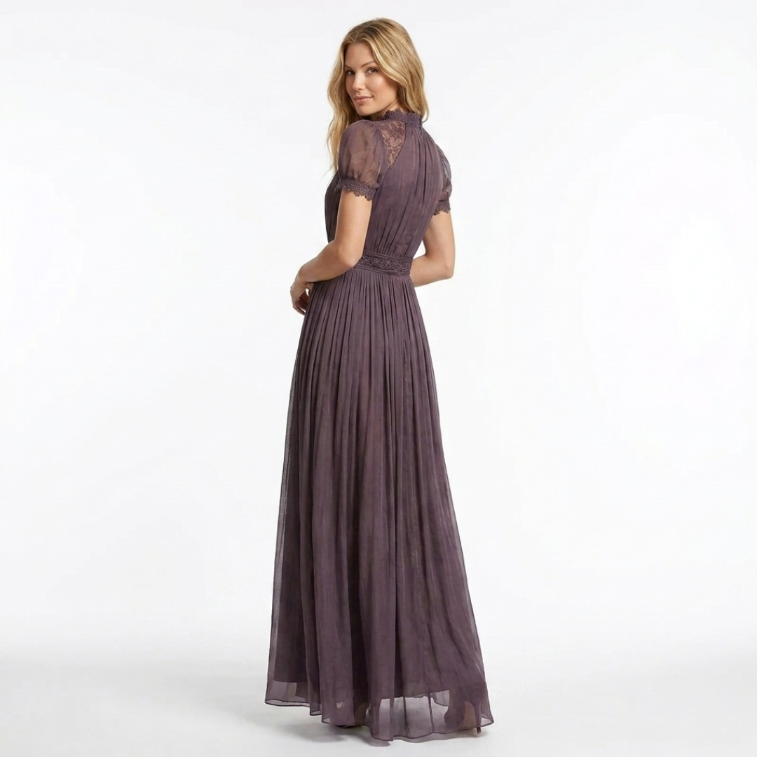Elis - Collared Maxi Dress