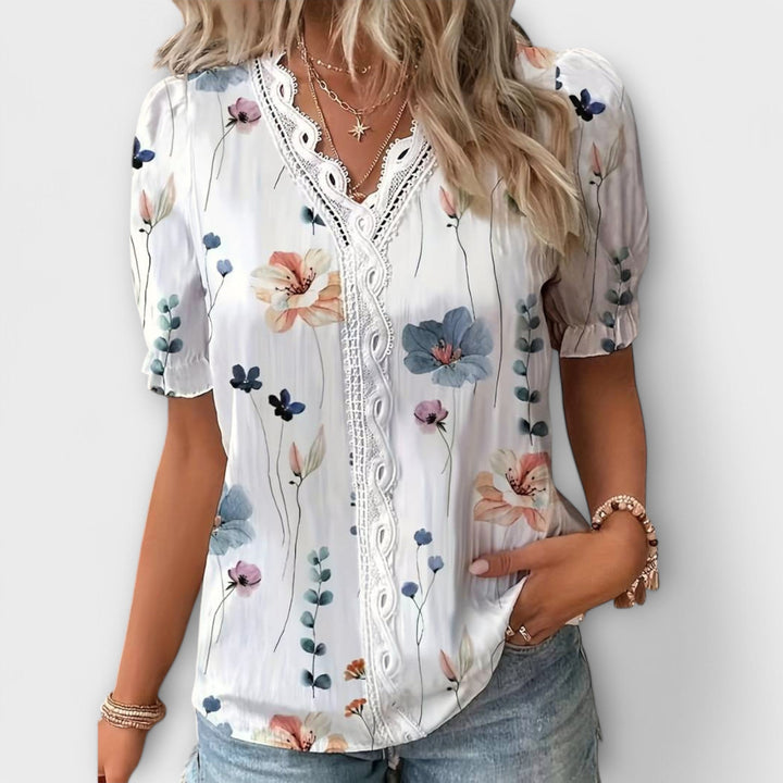 Emilia - V-Neck Blouse Design
