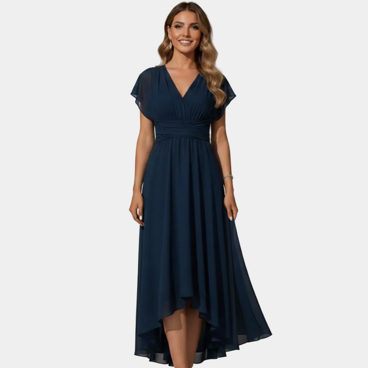 Danae - V-Neck A-Line Dress