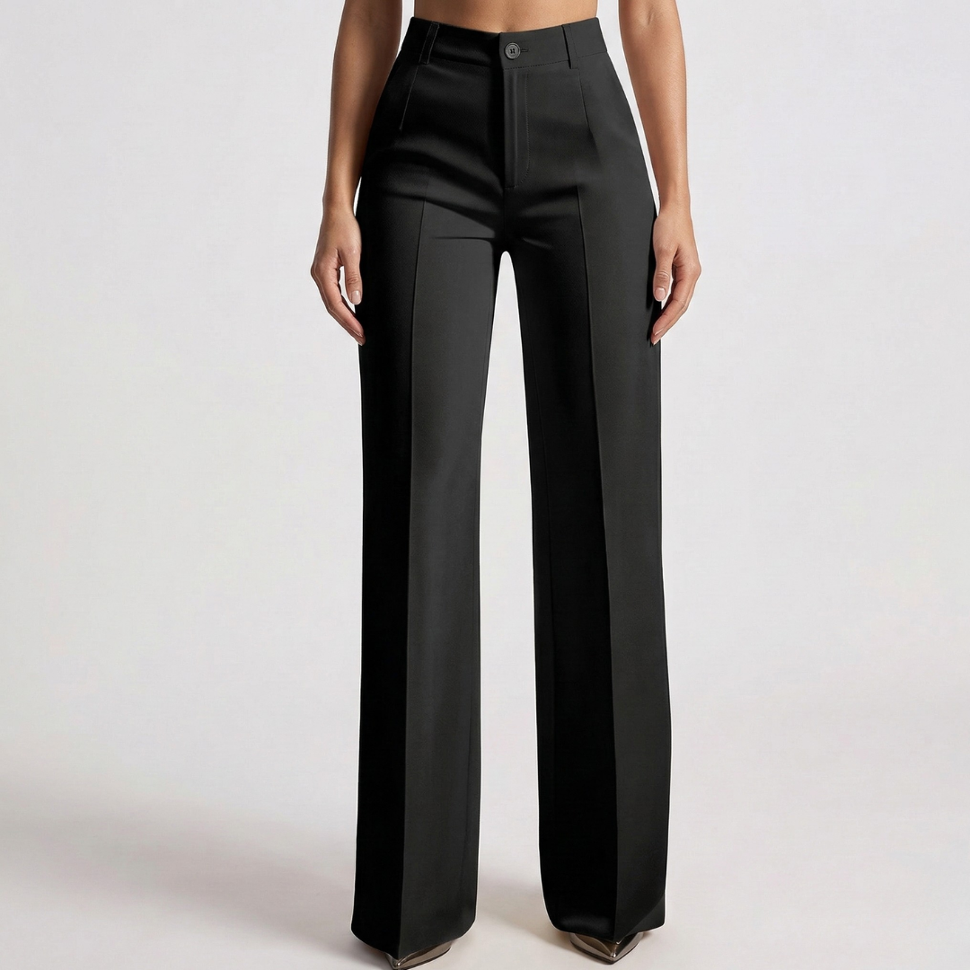 Elaine - Elegant High-Waisted Trousers