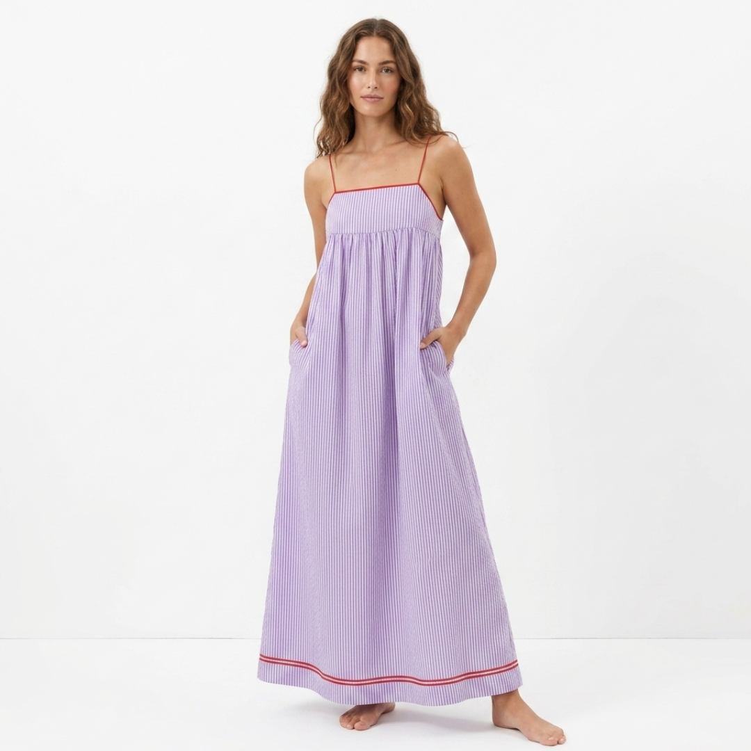 Sophia - Striped Maxi Dress