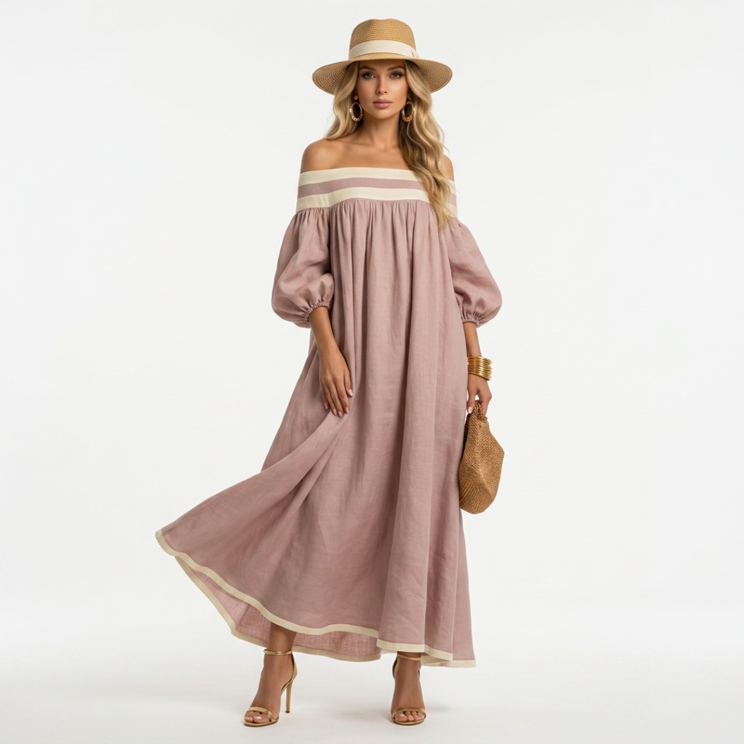 Aspasia - Comfortable Fit Long Dress