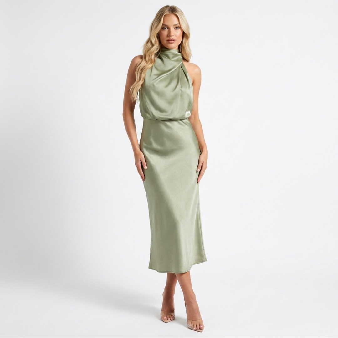 Luzia - Elegant Satin Dress