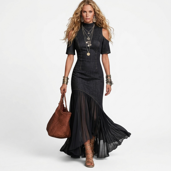 Nicolly - Maxi Denim Dress