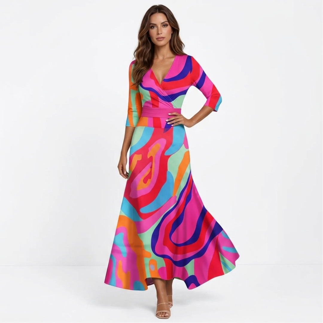 Chloe - Graceful Floral Maxi Dress