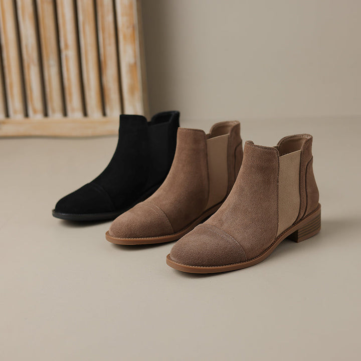 Genuine Suede Zadie Ankle Boots