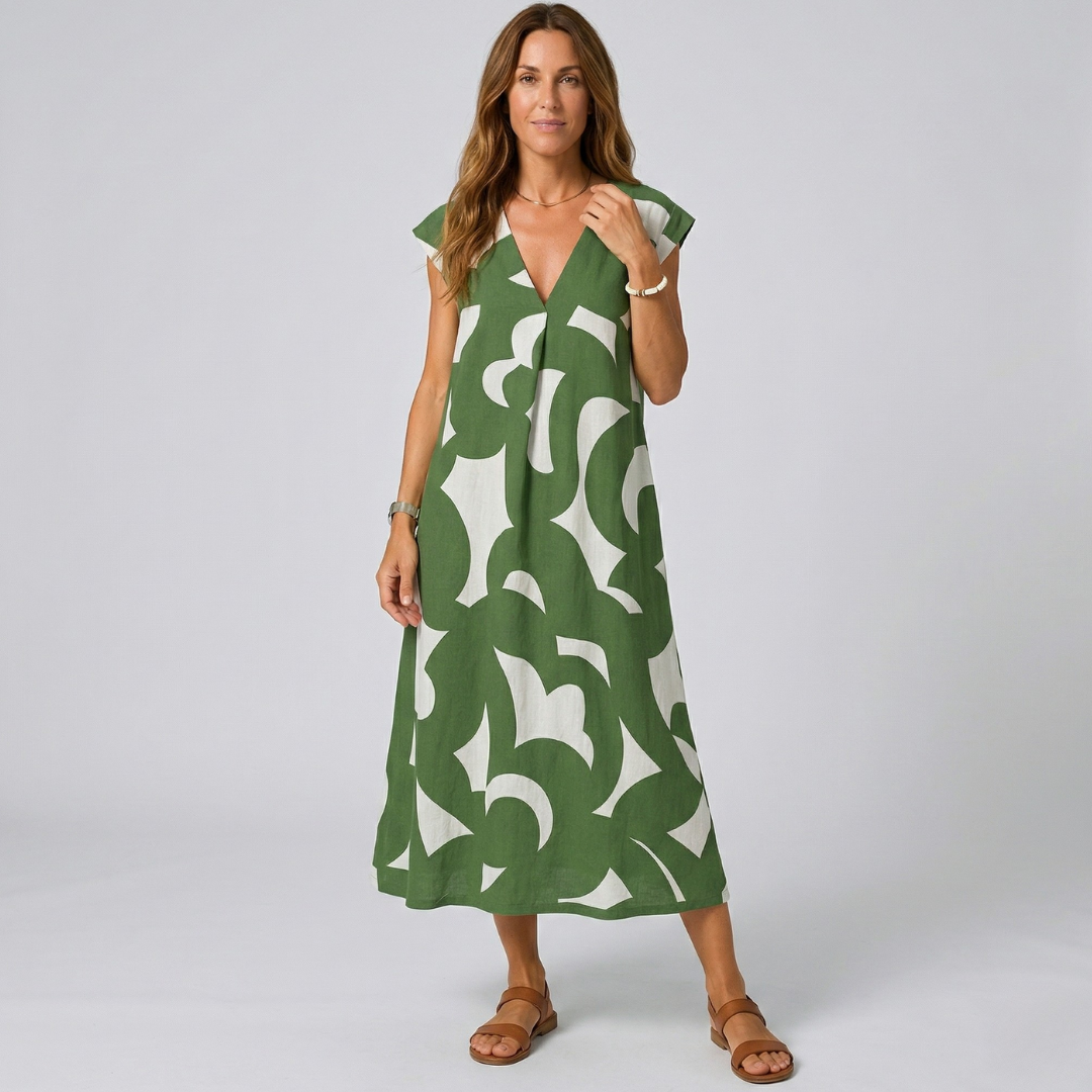 Thetis - Elegant Dress with Delicate Accents