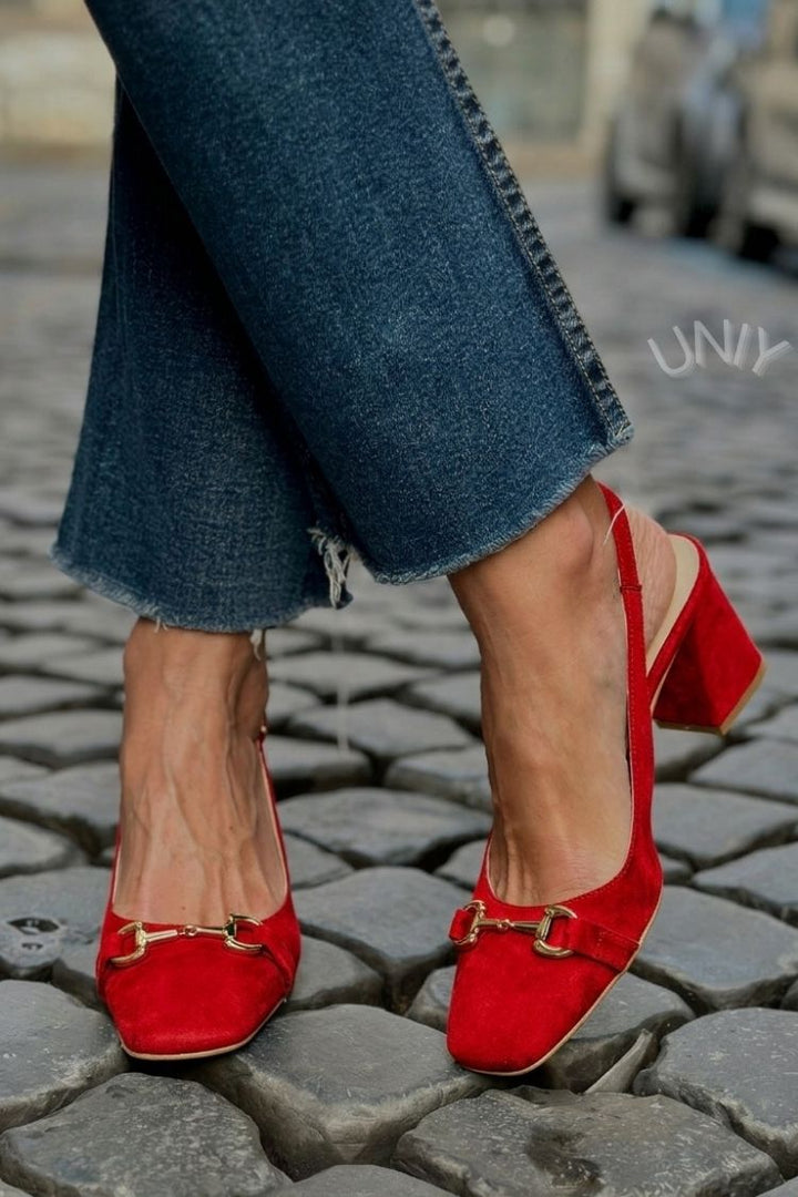 Honorina - Nubuck High Heel Pumps