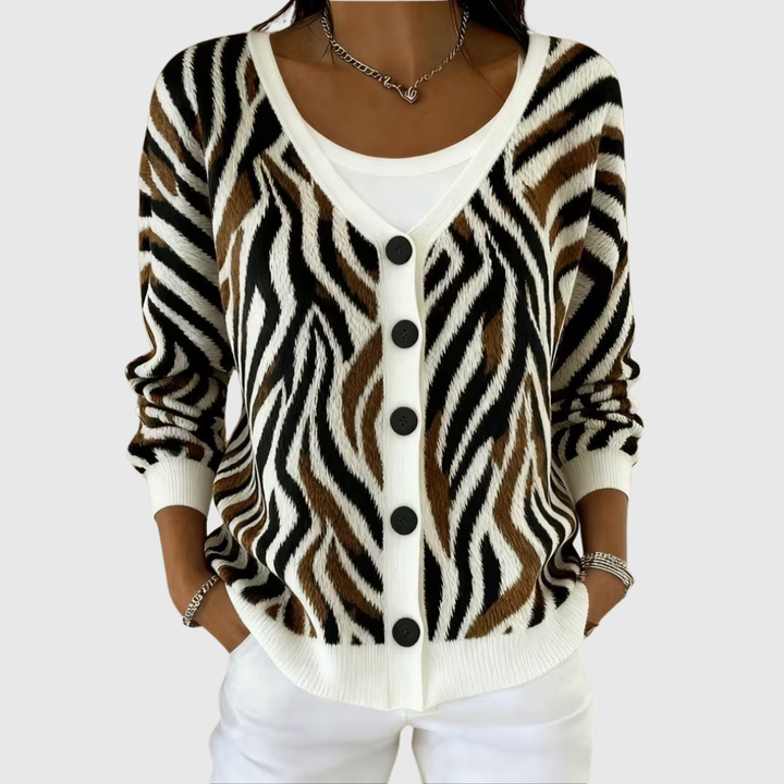Katerina | Comfortable Knitted Cardigan with Buttons