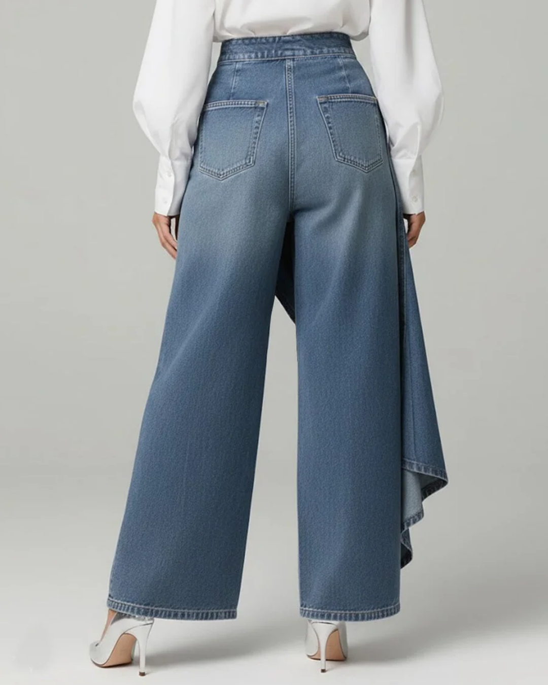 Amélia - Denim Wrap Pants