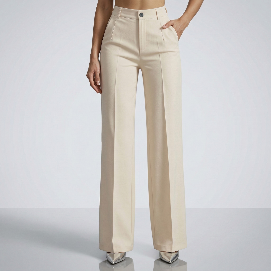 Elaine - Elegant High-Waisted Trousers