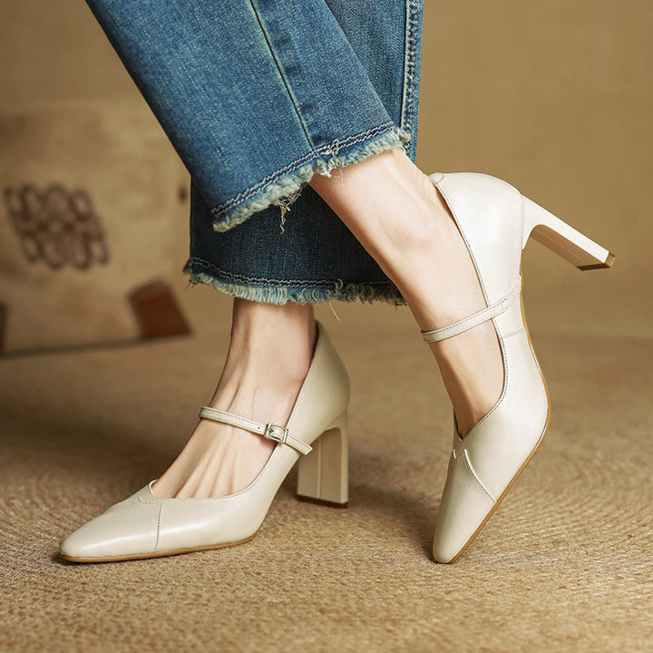 Genuine Leather Espadrilles