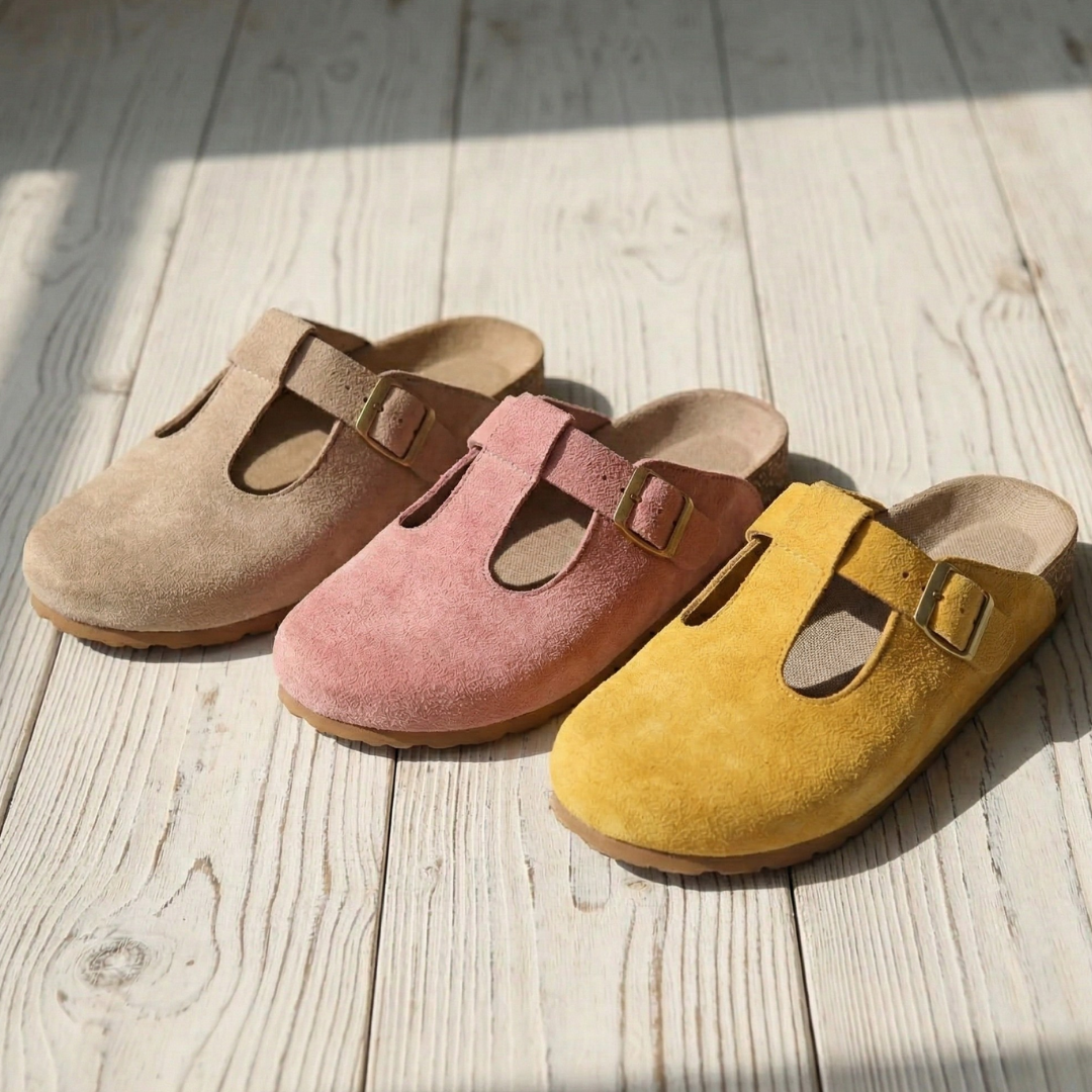 Têmis - Comfortable Clogs with Minimalist Buckle