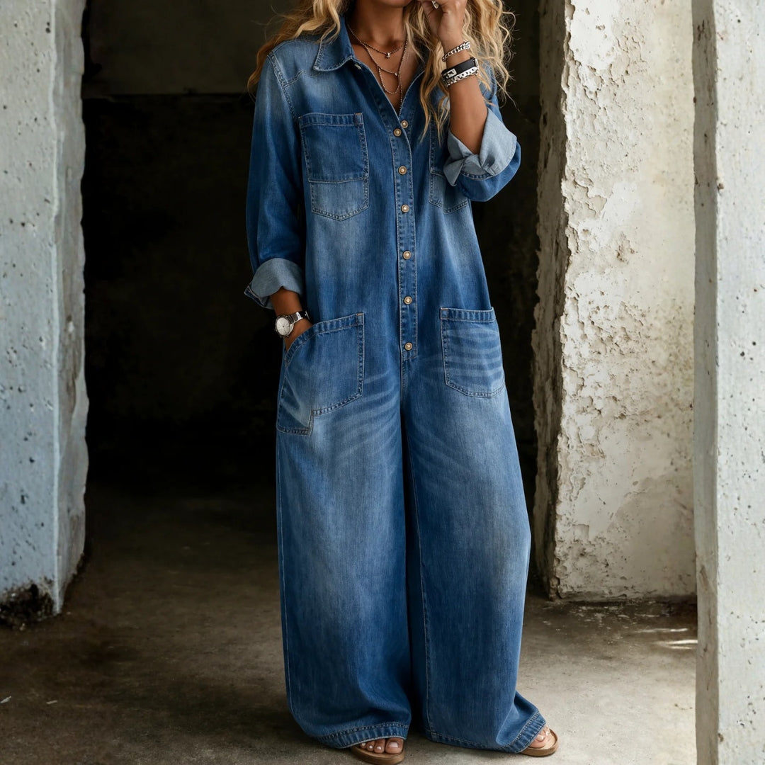 Patrícia - Relaxed Fit Casual Jumpsuit