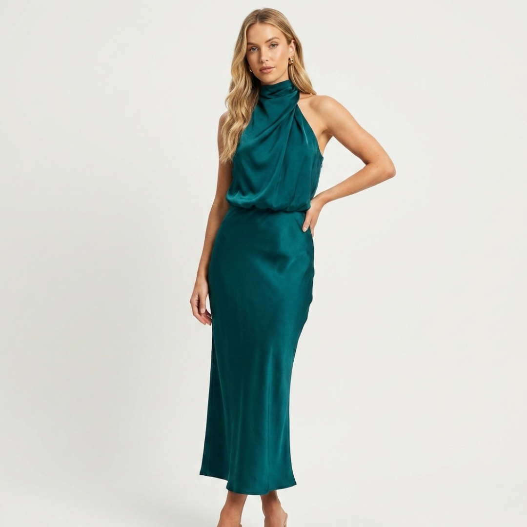 Luzia - Elegant Satin Dress