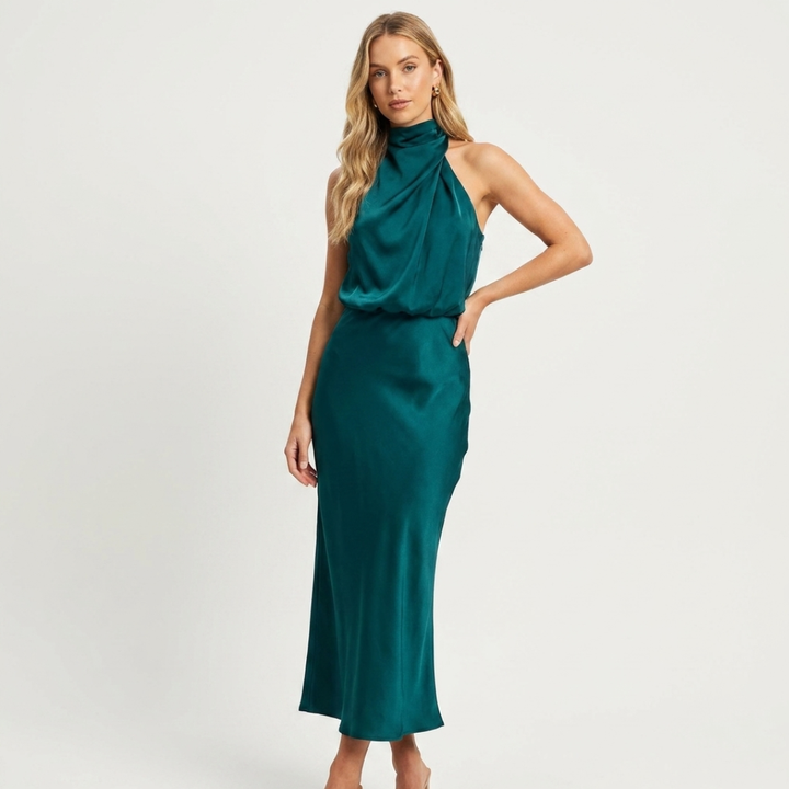 Luzia - Elegant Satin Dress