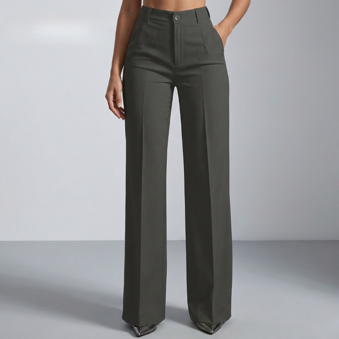 Elaine - Elegant High-Waisted Trousers