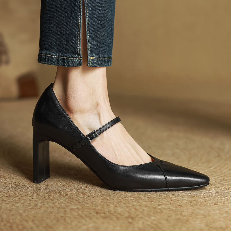 Genuine Leather Espadrilles