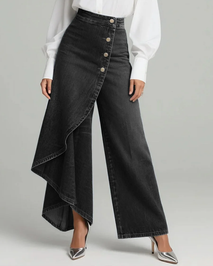 Amélia - Denim Wrap Pants
