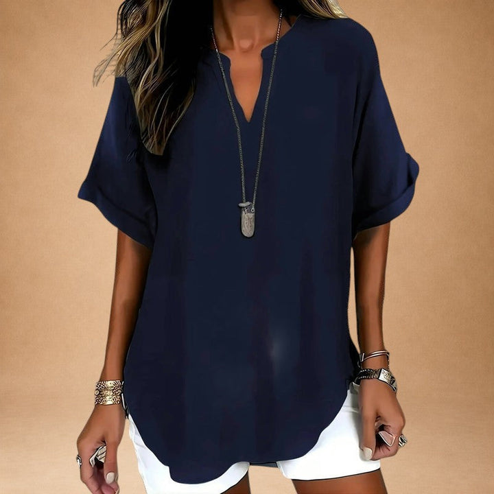 Deep Blue Blouse