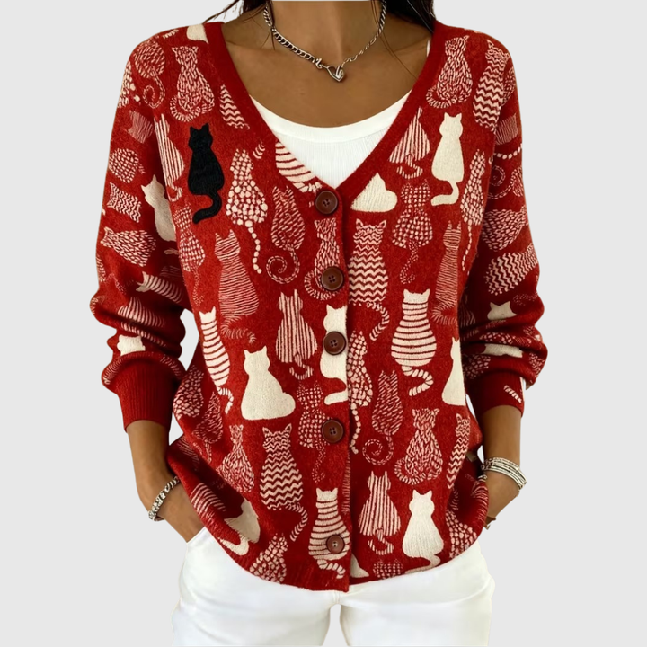 Victoria | Comfortable Sweater with Buttons