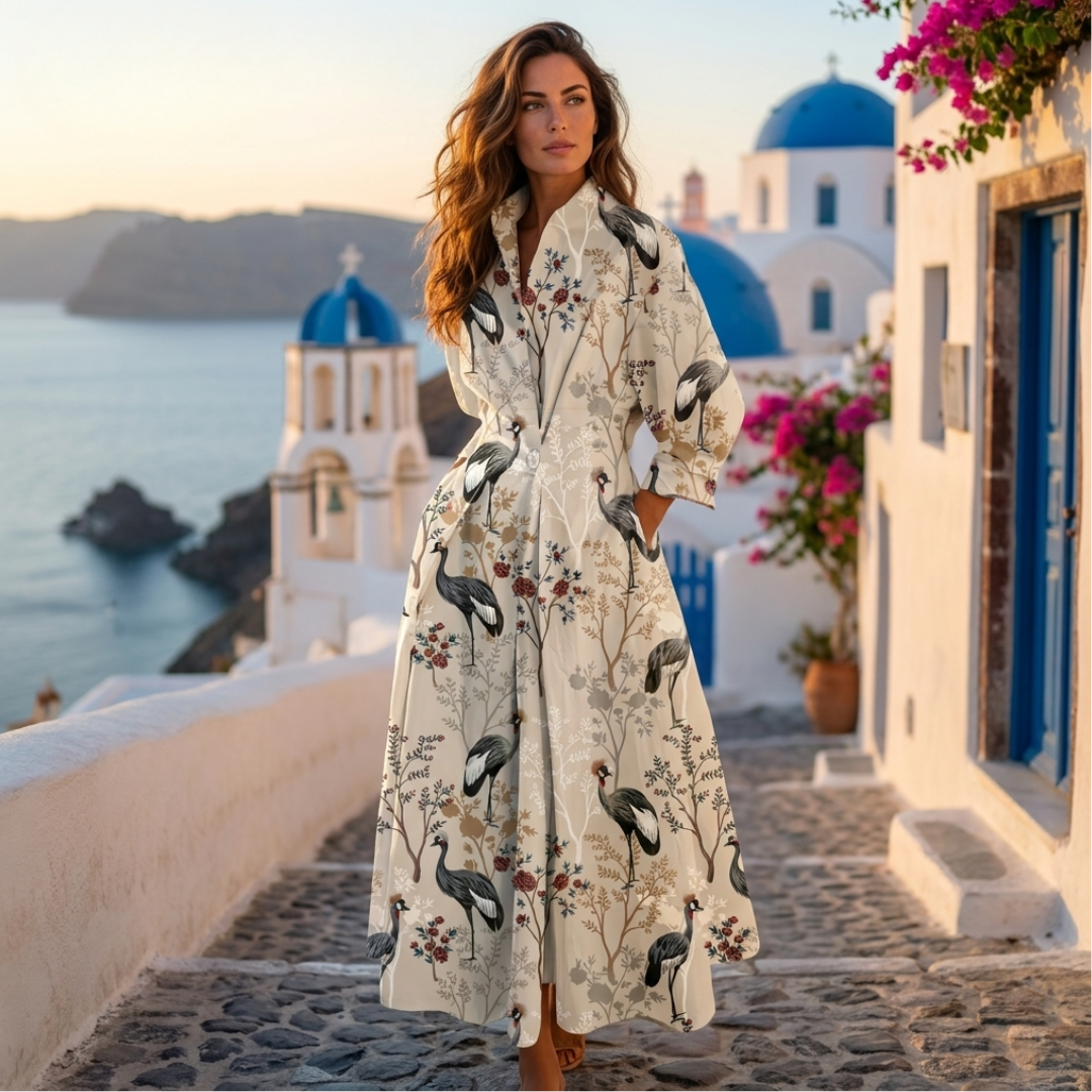 Lana - Chic Collared Cotton Dress