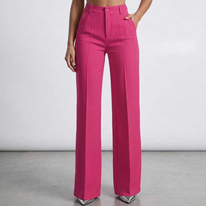 Elaine - Elegant High-Waisted Trousers