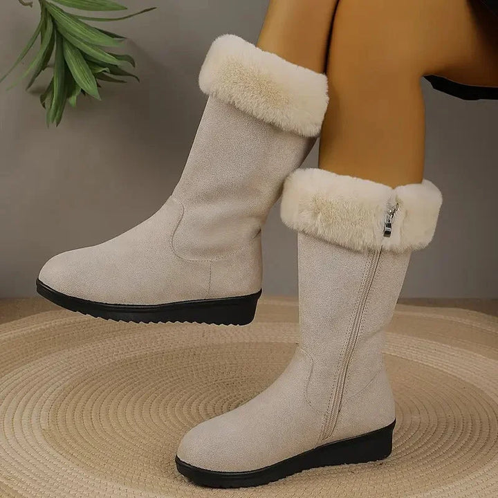 Dimitra – Warm Long Women's Boots for Everyday Comfort